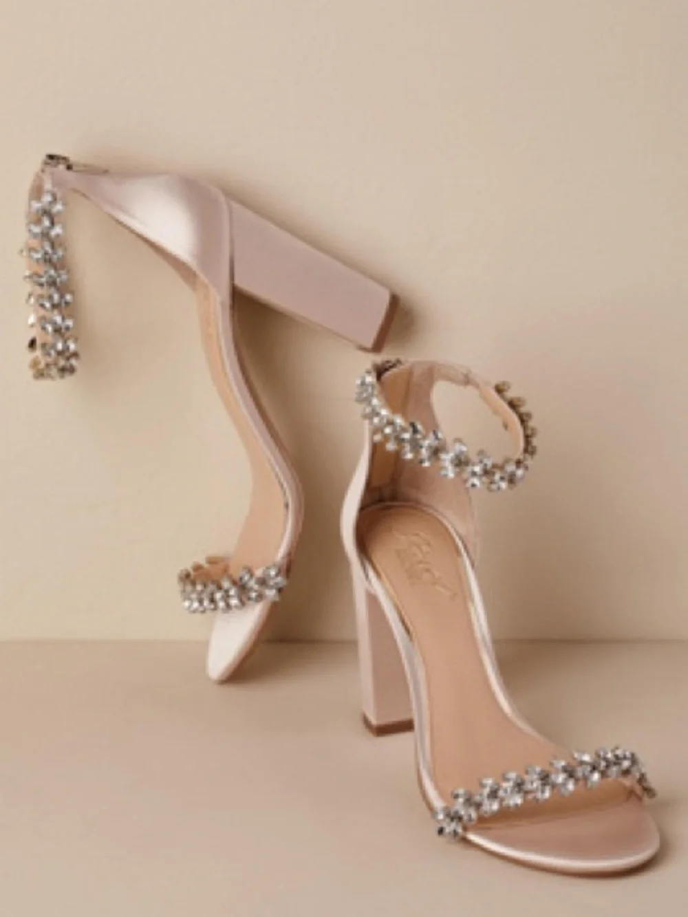 Badgley Mishka Mayra Ankle Strap Evening Shoe Sandals size 9